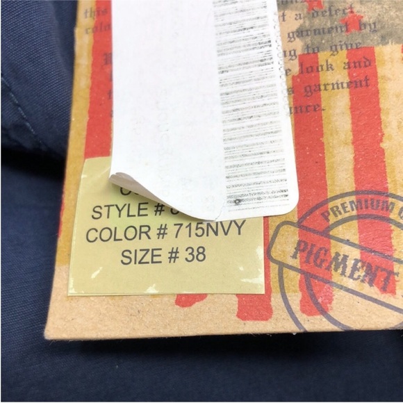 NEW Tailor Vintage Shorts Navy Walking Shorts Men’s Size 38 - Picture 7 of 14